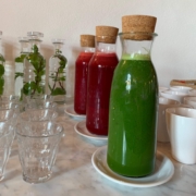 Freshly Pressed Fruit and Vegetable Juices Daily
